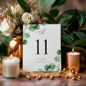 Eukalyptus Greenery Wedding Tischnummern