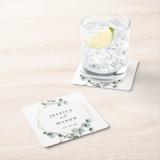 Eukalyptus Greenery Wedding Untersetzer (Vor Ort)