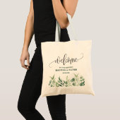 Eukalyptus Greenery Wedding Welcome Tragetasche (Vorderseite (Produkt))