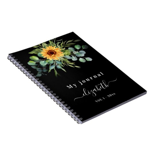 Eukalyptus-Greenscript Notizblock (Rechte Seite)