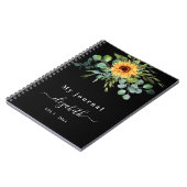 Eukalyptus-Greenscript Notizblock (Linke Seite)