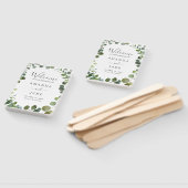 Eukalyptus Grove Greenerenerity Wedding Willkommen Fächer (Non-assembled)