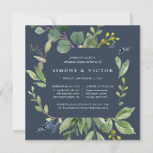 Eukalyptus Grove Probe Abendessen Einladung (Vorderseite)