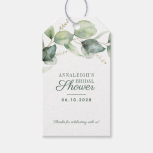 Eukalyptus-Grün-Brautabschied-Dankeschön-Geschenk Geschenkanhänger