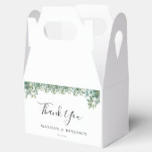 Eukalyptus-Grün-Hochzeit Geschenkschachtel (Geöffnet)