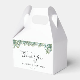 Eukalyptus-Grün-Hochzeit Geschenkschachtel