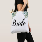 Eukalyptus-Grün-Hochzeit Tasche (Von Nahem)