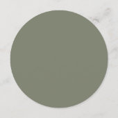 Eukalyptus-Grün-Palette-Teeparty-Brautabschied Einladung (Rückseite)
