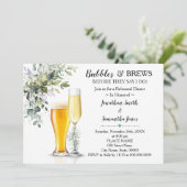 Eukalyptus-Grünblasen & Probe Einladung (Stehend Vorderseite)