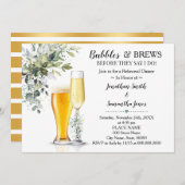 Eukalyptus-Grünblasen & Probe Einladung (Vorne/Hinten)