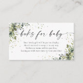 Eukalyptus-Grünbücher für Kinder Begleitkarte (Vorderseite)