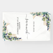 Eukalyptus-Grüne Banner (Horizontal)