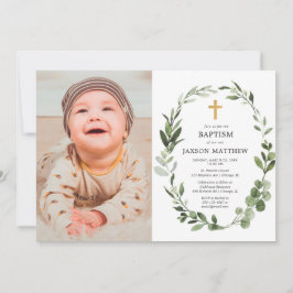 Eukalyptus-grüne Blätter Foto Einladung