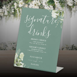 Eukalyptus Grüne Blumenzwiebelgetränke Sockelschild