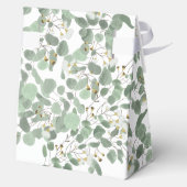 Eukalyptus Grüne Blüten Hochzeiten Geschenkschachtel (Rückseite)