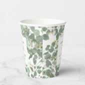 Eukalyptus Grüne Blüten Hochzeiten Pappbecher (Rechts)