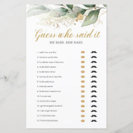 Eukalyptus grüne goldene Vermutung, wer sagte es S