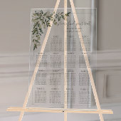 Eukalyptus Grüne Hochzeit Acrylschild