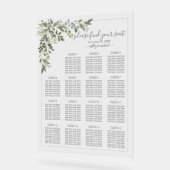 Eukalyptus Grüne Hochzeit Acrylschild (Winkel)