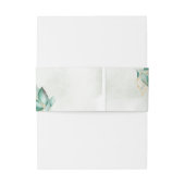 Eukalyptus-Grüne Hochzeit Einladungsbanderole (Rückseitenbeispiel)