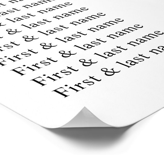 Eukalyptus-Grüne Hochzeit Poster (Ecke)