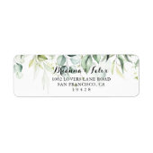 Eukalyptus Grüne Rücksendeadresse (Vorne)