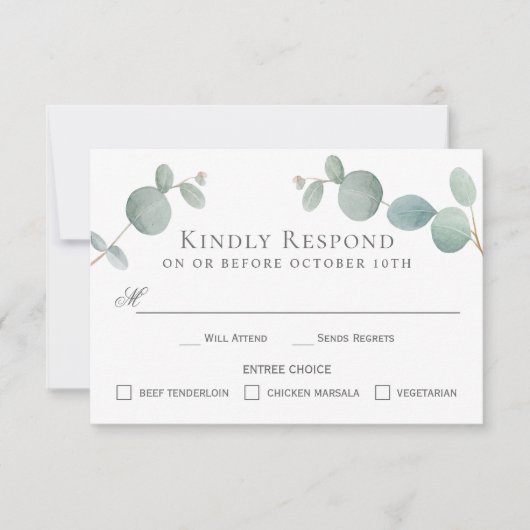 Eukalyptus Grüne UAWG mit Entrees (Vorderseite)