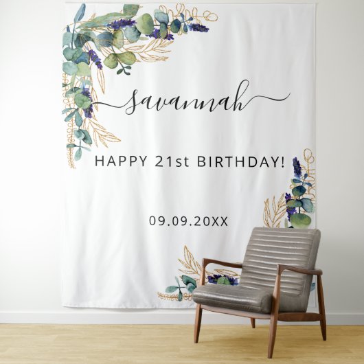 Eukalyptus-Grüne Wandteppich (Beispiel)