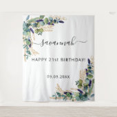 Eukalyptus-Grüne Wandteppich (Vorderseite)