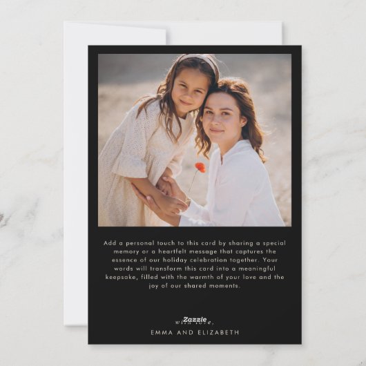 Eukalyptus-Grüne Weihnachten (Rückseite)