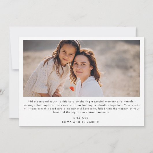 Eukalyptus-Grüne Weihnachten (Rückseite)