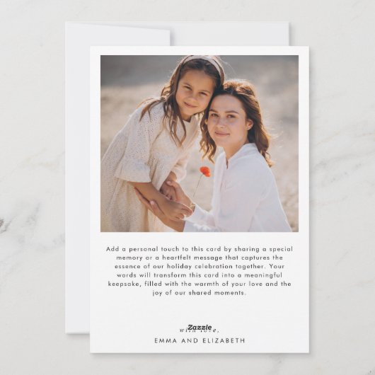 Eukalyptus-Grüne Weihnachten (Rückseite)