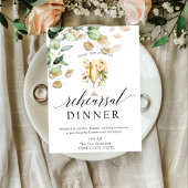 Eukalyptus Grüne Weinkultur und Erde Probe Dinner Einladung