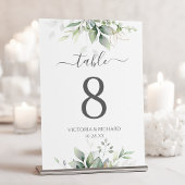 Eukalyptus - Grüne Weinkultur und Erde Tischnummer