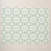 Eukalyptus-Grüner Botanischer Verde Sherpadecke (Vorderseite (Horizontal))