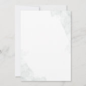 Eukalyptus-Grünes Brautparty Einladung (Rückseite)