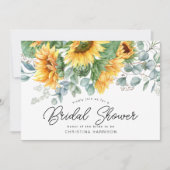 Eukalyptus Grünes Brautparty Einladung (Vorderseite)