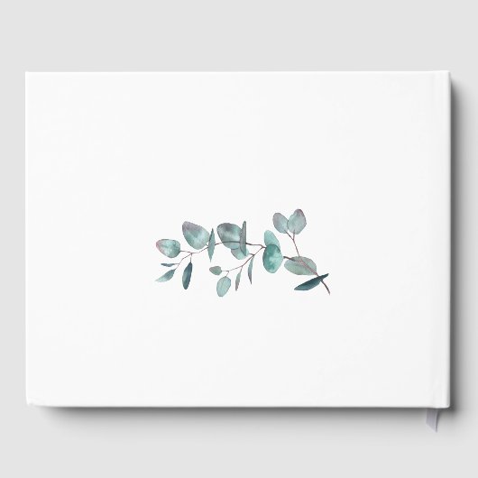 Eukalyptus-Grünes Brautparty Gästebuch (Rückseite)