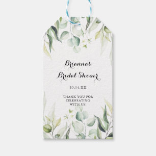 Eukalyptus-Grünes Brautparty Geschenkanhänger