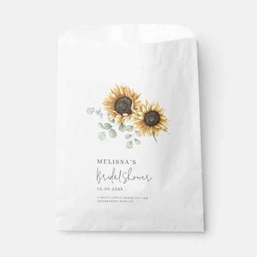 Eukalyptus Grünes Brautparty Geschenktütchen (Vorderseite)