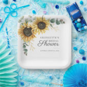 Eukalyptus Grünes Brautparty Pappteller (Party)