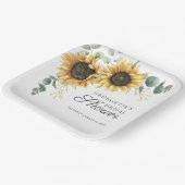 Eukalyptus Grünes Brautparty Pappteller (Gewinkelt)