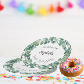 Eukalyptus-Grünkranz der Babydusche Pappteller