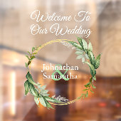 Eukalyptus-Grünkranz  Fensteraufkleber (Blatt 2)