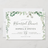 Eukalyptus-Grünkranz Probe Einladung (Vorderseite)