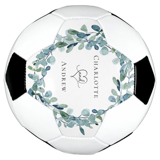 Eukalyptus-Grünkreidenamen Fußball (Gedreht)