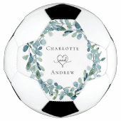 Eukalyptus-Grünkreidenamen Fußball (Vorderseite)