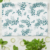 Eukalyptus-Grünpflanzen Geschirrtuch (Gefaltet)