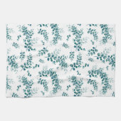 Eukalyptus-Grünpflanzen Geschirrtuch (Horizontal)