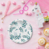 Eukalyptus-Grünpflanzen Pappteller (Party)